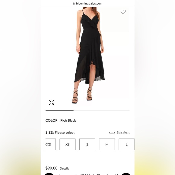 EUC 1.State Ruffled High/Low Dress - Picture 10 of 10